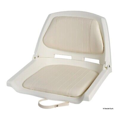 Fold down seat w/white cushion