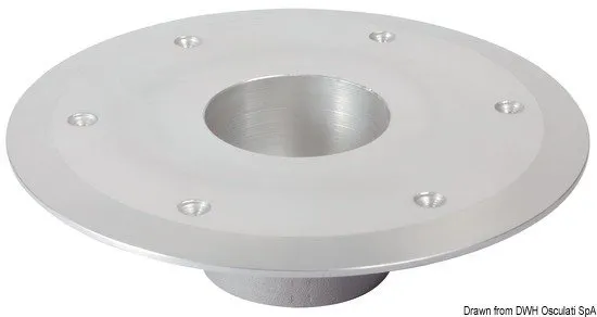 Spare support polished anodized alumini