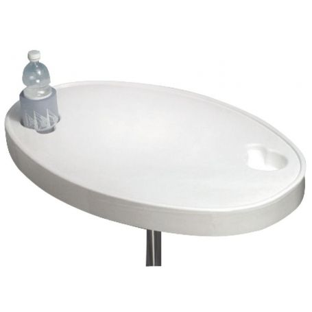 ABS table 77x51cm white