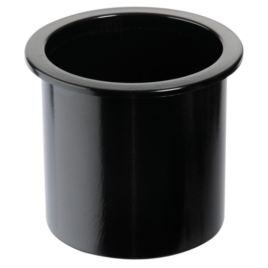 White recess glass holder