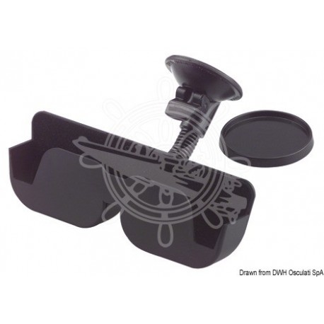 Spectacle case, suction pad