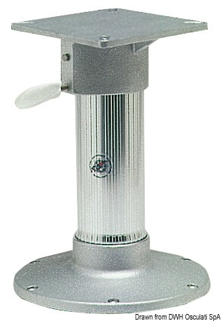 Alloy fixed pedestal 45 cm pol