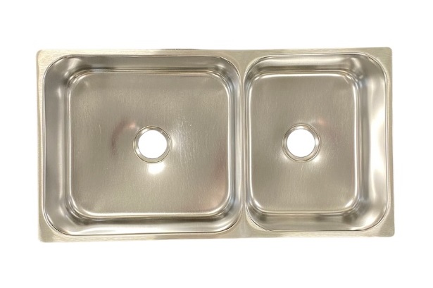 Wasbak dubbel 600 x 320 mm