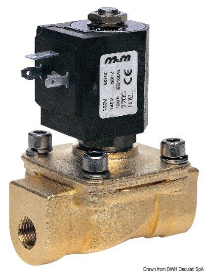 Solenoid valve 24V t.b.v. toilet