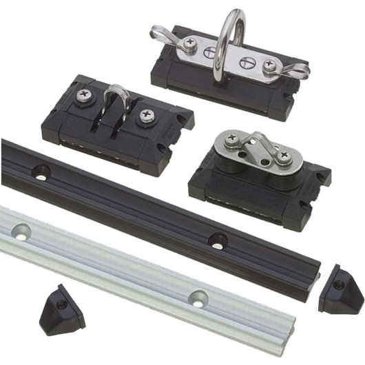 Plastic rail terminal