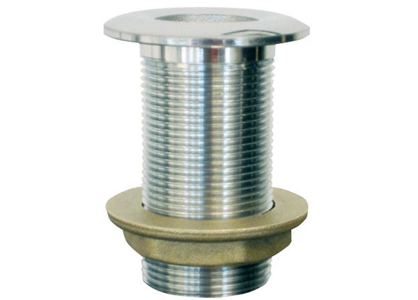 Huiddoorvoer bol verchroomd 1/2"