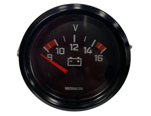 Moto-voltmeter 8-16 volt 12V 52mm CHROOM