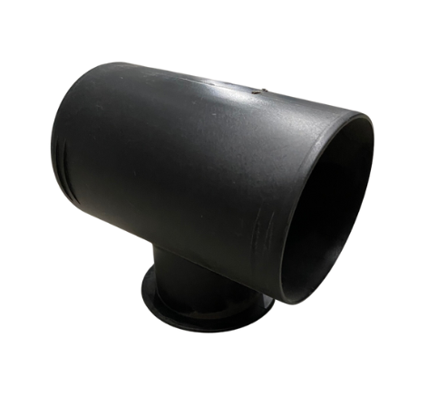 T-stuk 90-60-90 met schroefdraad