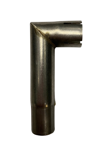 Uitlaatbocht 24-24 RVS