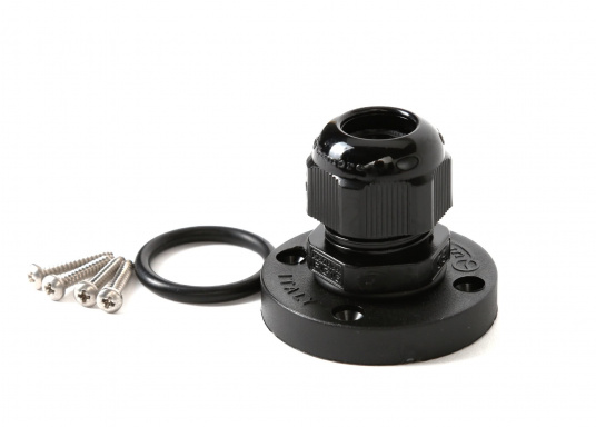 Quick Draaddoorvoer, Zwart, -10mm (10x)