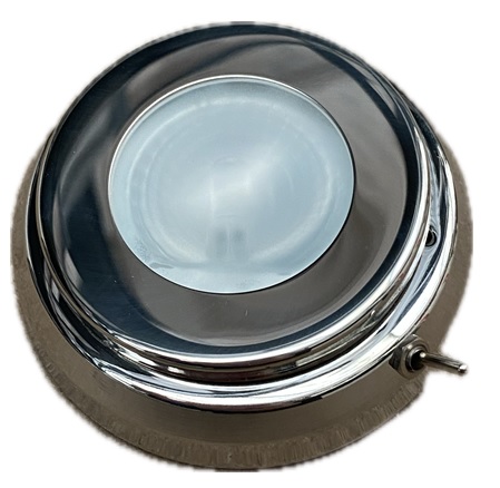 TOM met switch FI90 hoogglans/frost glas