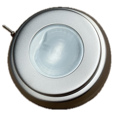 TOM met switch FI90 mat rvs/frost glas