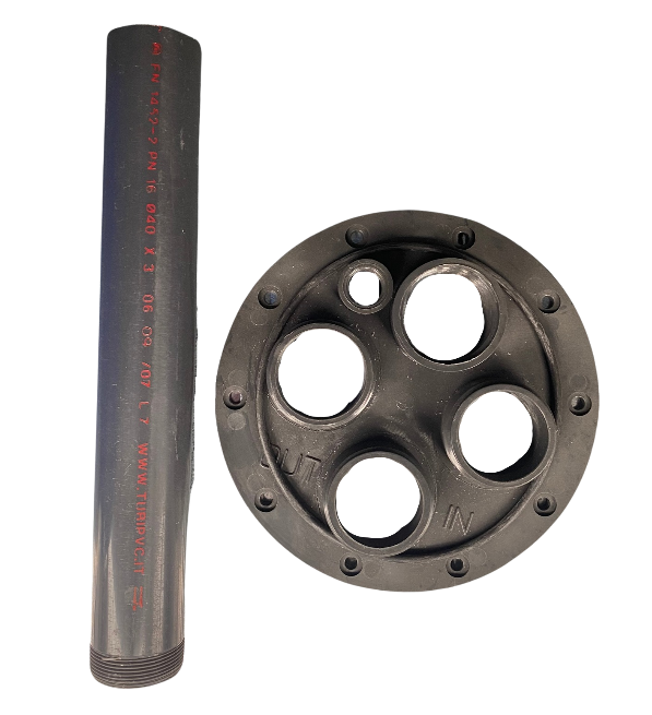 Mangat zwart t.b.v. vuilwatertank