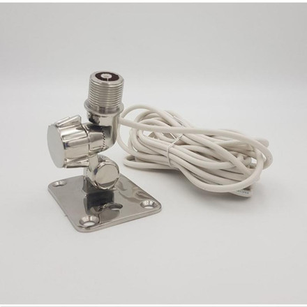 Stainless steel quick-fit antenna mount
