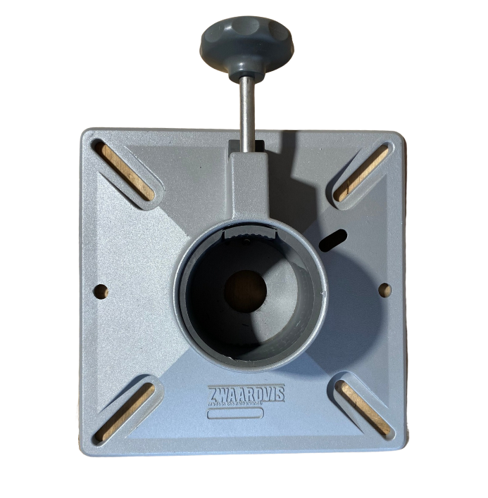 Zwaardvis stoeldrager grijs metallic gel