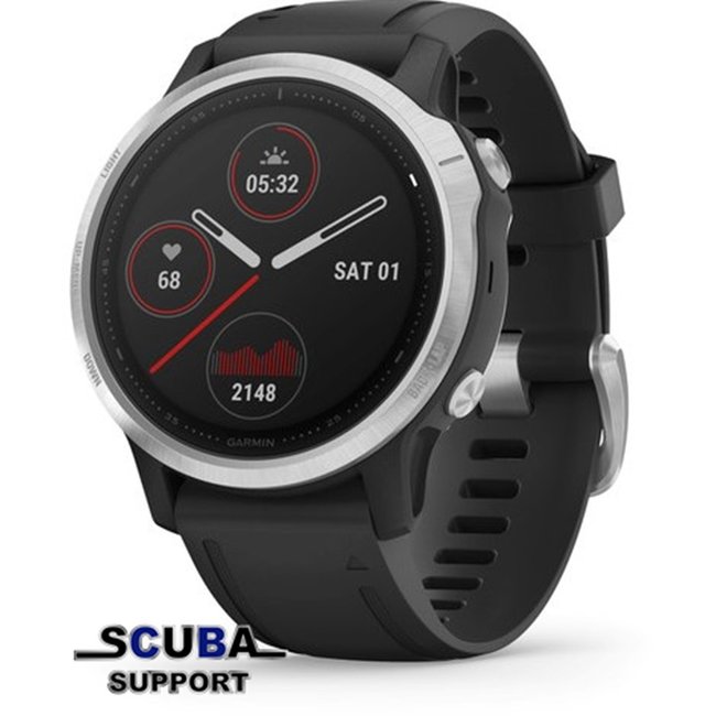 fÄnix® 6S, zilver met zwarte polsband