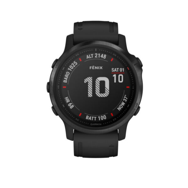 fÄnix® 6S Pro, zwart met zwarte polsban