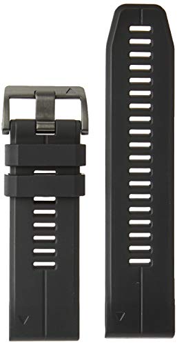 QuickFit® 26 Watch Bands, Black Silicon