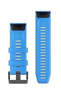 QuickFit® 26 Watch Bands, Cyan Blue Sil