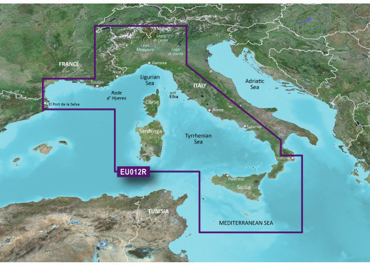 BlueChart® g3 HXEU012R - Mediterranean