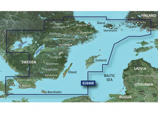 BlueChart® g3 HXEU046R - Sweden, Southe