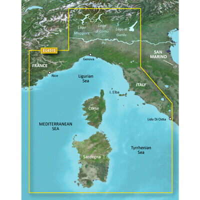 VEU451S-Ligurian Sea, Corsica and Sardi