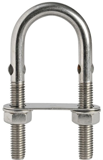 [EU39.126.04] U-Bout RVS met één verbinding